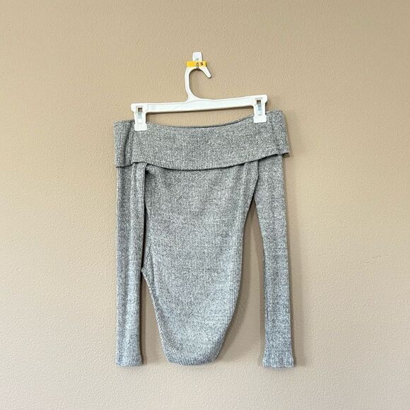 Out From Under Cozy Off Shoulder Sweater Bodysuit - Picture 9 of 9